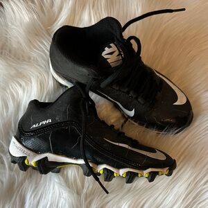 Nike Alpha Black and White Cleats